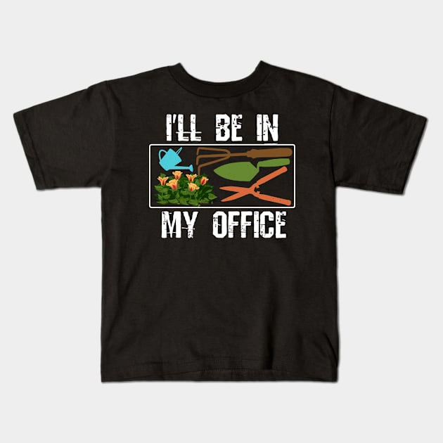 i'll Be In My Office Kids T-Shirt by Yyoussef101